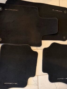 Porsche Original OEM Porsche Panamera Black Carpet Floor Mats